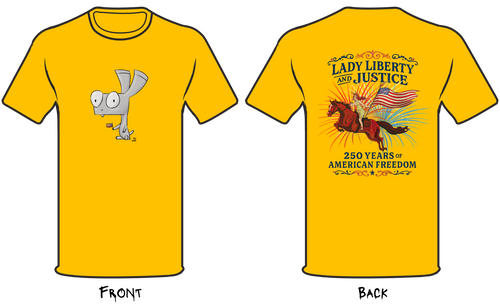 Limited Edition SlayBunnies Tee Shirt - Celebrating 250 Years of American Freedom (Out of Stock)